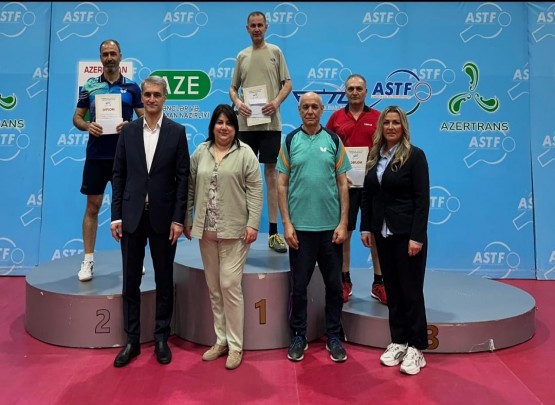 Veteran stolüstü tennisçilərin Azərbaycan çempionatı yekunlaşdı